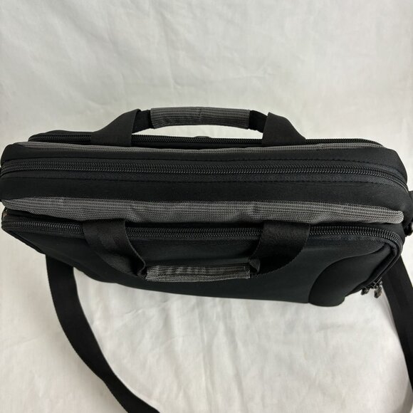 SwissGear Wenger Black & Gray Laptop Bag - Multiple Compartments Durable Fabric. - Picture 10 of 16